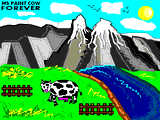 CoaXCable_MSPAiNT_COW_Forever_solskogen_demoparty2012.PNG