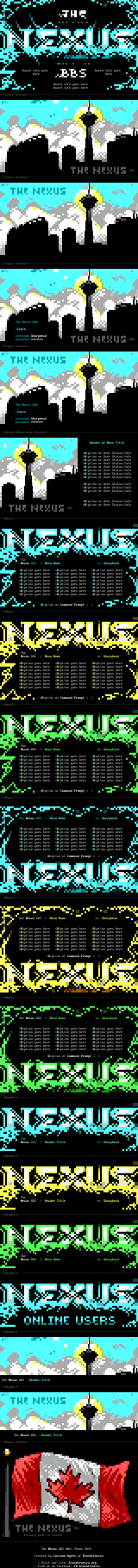 LUCIANO-The Nexus BBS Menu Set.ans