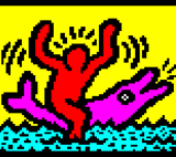 HORSENBURGER-KEITH_HARING-DOLPHIN_RIDER.JPG